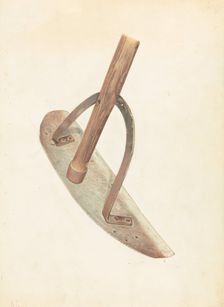 Amana Baker's Hoe, c. 1938. Creator: Arthur Stewart