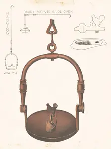 Amana Baker's Oven Lamp, c. 1937. Creator: Frank Eiseman