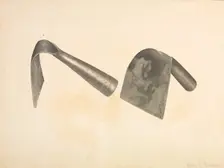 Amana Dough Trough Scrapers, c. 1939. Creator: Harley Kempter