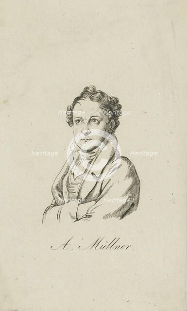 Amandus Gottfried Adolf Müllner (1774-1829) , 1810-1820. Creator: Anonymous.