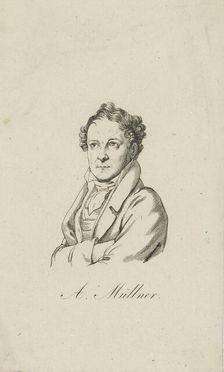 Amandus Gottfried Adolf Müllner (1774-1829) , 1810-1820. Creator: Anonymous