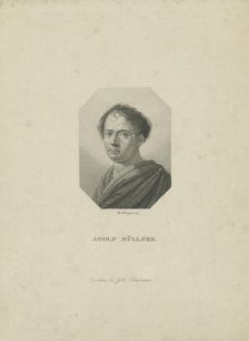 Amandus Gottfried Adolf Müllner (1774-1829) , ca 1820. Creator: Bollinger, Friedrich Wilhelm (1777-1825)