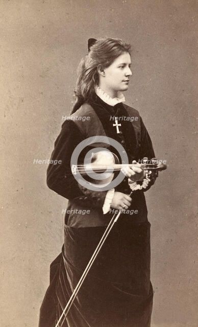Amanda Maier-Röntgen, Swedish violinist and composer, late 19th century. Artist: Unknown