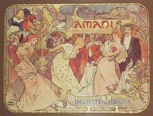 'Amants' a comedy at the Theatre de la Renaissance, 1895