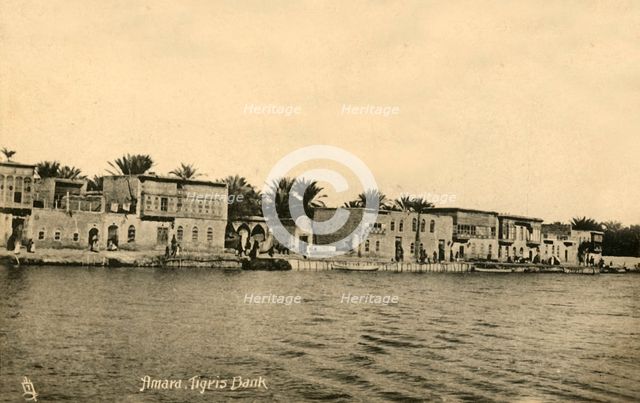 'Amara, Tigris Bank', c1918-c1939. Creator: Unknown.