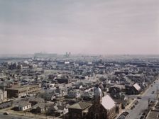 Amarillo, Texas, general view, Santa Fe R.R. trip, 1943. Creator: Jack Delano