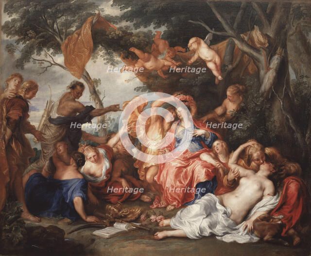 Amaryllis and Mirtillo, 1631-1632. Creator: Dyck, Sir Anthony van (1599-1641).