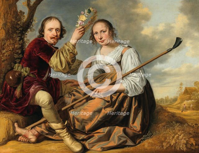 Amaryllis and Mirtillo, 1640s. Creator: Anonymous.