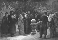 'Amateur Wait's" - A Country House Party Serenading Their Friends on Christmas Eve 1891. Creator: Unknown
