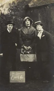 Amateur actors performing "Carry On", (between 1910 and 1919?). Creator: Unknown