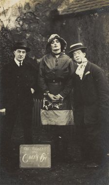 Amateur actors performing "Carry On", (between 1910 and 1919?). Creator: Unknown