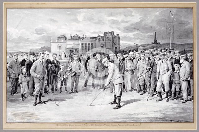 Amateur Golf Championship at St Andrews, 1895. Artist: Unknown