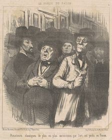 Amateurs classiques ... convaincus ..., 19th century. Creator: Honore Daumier
