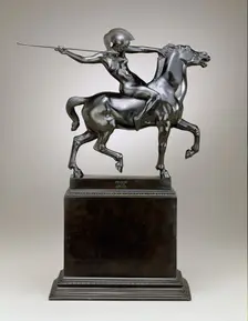 Amazon on Horseback, modelled 1897, cast 1906 or later. Creator: Franz von Stuck
