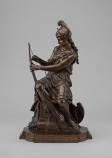 Amazon Preparing for Battle (Queen Antiope or Hippolyta?), or Armed Venus, model c. 1860/1872. Creator: Pierre Eugene Emile Hebert
