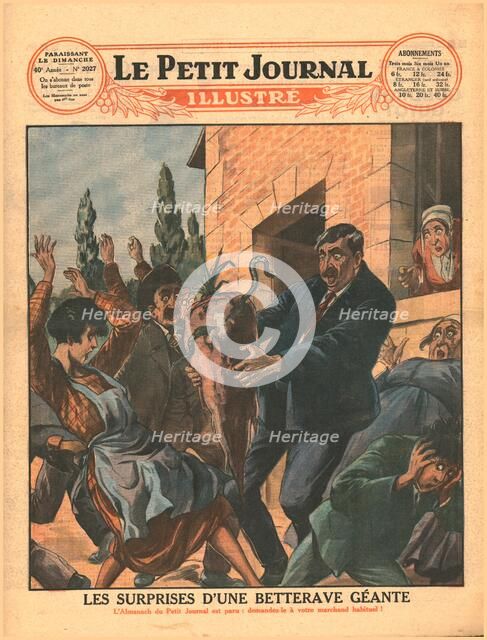 Amazing giant beetroot, 1929. Creator: Unknown.