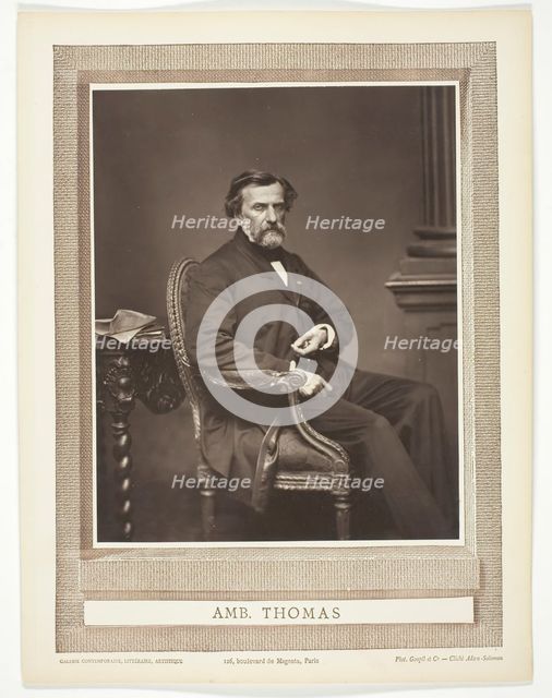 Amb. Thomas, 1876/84. Creator: Antoine-Samuel Adam-Salomon.