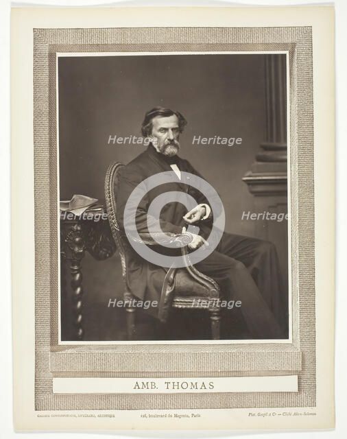 Amb. Thomas, 1876/84. Creator: Antoine-Samuel Adam-Salomon.