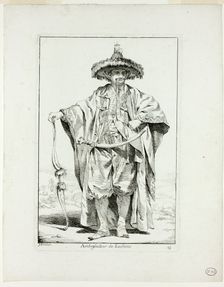 Ambassadeur de la Chine, plate fifteen from Caravanne du Sultan à la Mecque, 1748. Creator: Joseph-Marie Vien the Elder