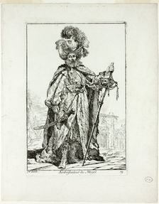 Ambassadeur du Mogol, plate nineteen from Caravanne du Sultan à la Mecque, 1748. Creator: Joseph-Marie Vien the Elder