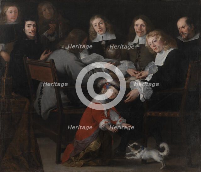 Ambassador C. Pedersen Lerche with his Staff, 1662. Creator: Jose Antolinez.