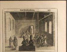 Ambassadorial Prikaz (Posolsky Prikaz) in Muscovy (Illustration from Travels to the Great Duke of M Artist: Rothgiesser, Christian Lorenzen (?-1659)