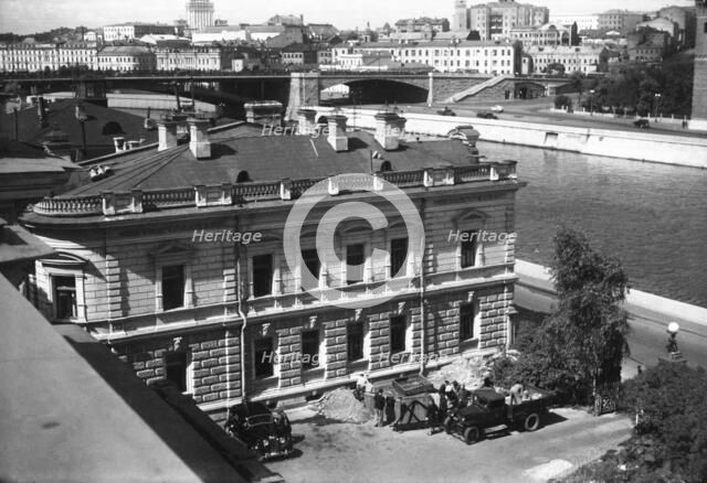 Ambassador's Residence, British Embassy (Kharitonenko Mansion), Moscow, USSR, 1950. Artist: Unknown.
