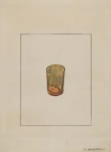 Amber Glass, 1935/1942. Creator: Raymond Manupelli