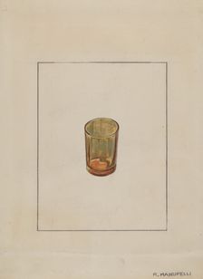 Amber Glass, 1935/1942. Creator: Raymond Manupelli