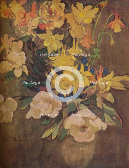'Amber Flowers', c20th century. Artist: George Sheringham.