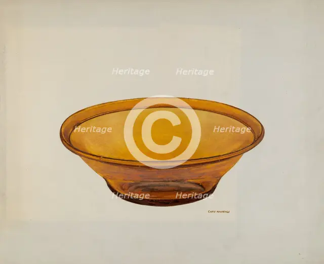 Amber Pan, c. 1941. Creator: Chris Makrenos.