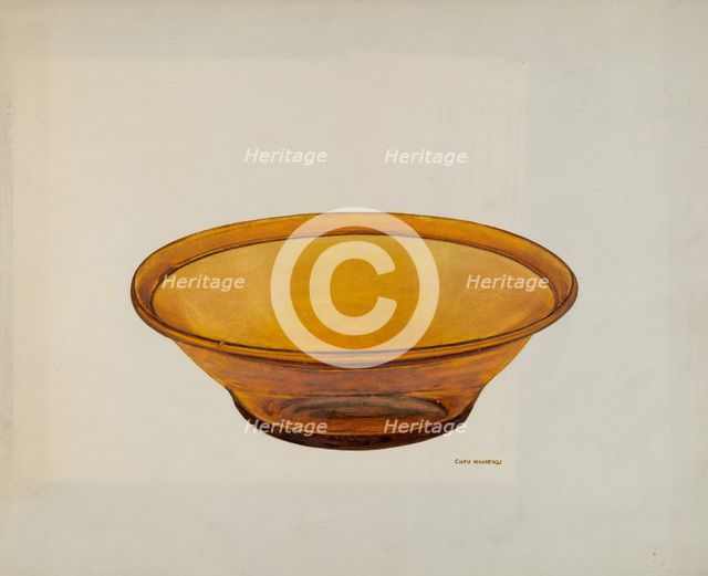 Amber Pan, c. 1941. Creator: Chris Makrenos.