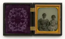 Ambrotype of an unidentified woman and child, ca. 1860. Creator: Unknown