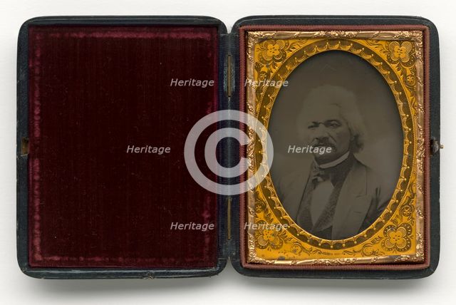 Ambrotype of Frederick Douglass, 1855-1865. Creator: Unknown.