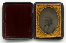 Ambrotype of Frederick Douglass, 1855-1865. Creator: Unknown