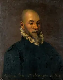 Ambroise Paré (1510-1590), surgeon, 17th (?) century. Creator: Unknown