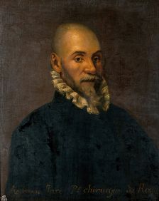 Ambroise Paré (1510-1590), surgeon, 17th (?) century. Creator: Unknown
