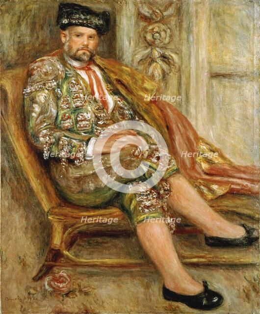 Ambroise Vollard en toréador, 1917. Creator: Renoir; Pierre Auguste (1841-1919).