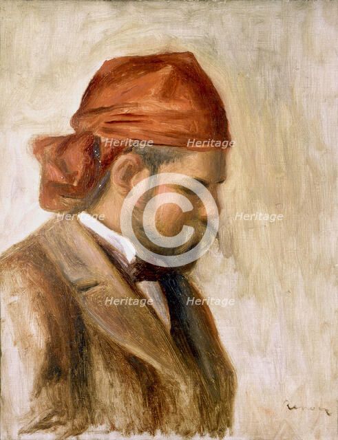 Ambroise Vollard in a Red Bandana. Artist: Renoir, Pierre Auguste (1841-1919)