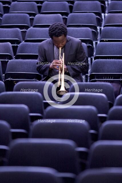 Ambrose Akinmusire, 2014. Artist: Alan John Ainsworth.