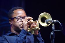 Ambrose Akinmusire, Love Supreme Jazz Festival, Glynde Place, East Sussex, 2015. Artist: Brian O'Connor