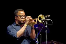 Ambrose Akinmusire, Love Supreme Jazz Festival, Glynde Place, East Sussex, 2015. Artist: Brian O'Connor