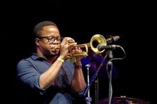 Ambrose Akinmusire, Love Supreme Jazz Festival, Glynde Place, East Sussex, 2015. Artist: Brian O'Connor