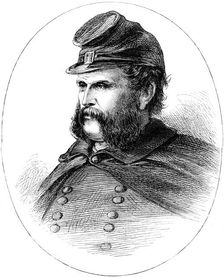 Ambrose Burnside, Union general of the American Civil War, (c1880)