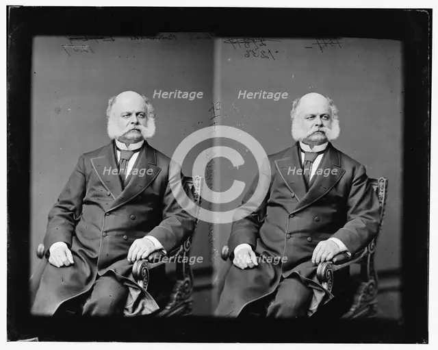Ambrose Burnside of Rhode Island, 1865-1880.  Creator: Unknown.