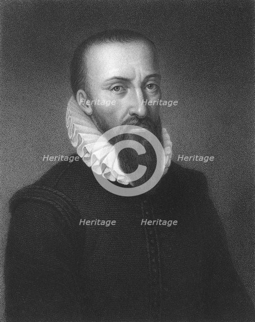 Ambrose Pare, 16th century French military surgeon, 1835. Creator: Unknown.