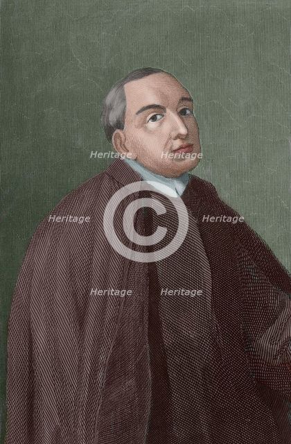 Ambrosio de Morales, (1513-91), Spanish Chronicler of the Kingdom, historian, archaeologist, 1852. Creator: Antonio Roca Sallent.