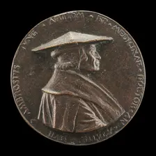 Ambrosius Jung, 1471-1548, City Physician of Augsburg [obverse], 1528. Creator: Christoph Weiditz