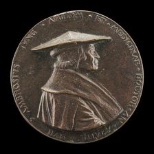 Ambrosius Jung, 1471-1548, City Physician of Augsburg [obverse], 1528. Creator: Christoph Weiditz