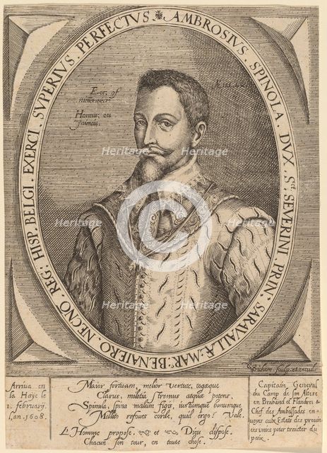 Ambrosius Spinola. Creator: Christoffel van Sichem I.